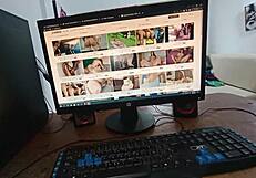 Colombian Stepsister with Big Ass and Tight Pussy Masturbates My Big Cock