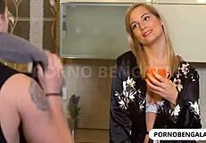 Madrasta couldn't resist and banged hard with enteado