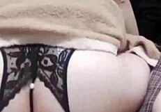 asian young man notices miss's itchy pussy and helps with bareback riding and wet assfucking