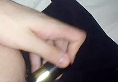 gay teen 18+ exploring his ass with fingers and toys in private room