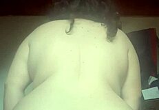 Transsexual in crossdressing fucks big ass pussy