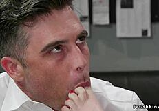 Femdom BDSM with a federal agent who worships feet