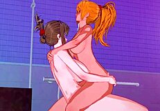 Beautiful 3D animated porn with Chitose Kisaragi and Excellen Browning