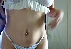 Lingerie highlights big tits and ass