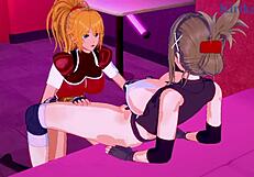 Beautiful 3D animated porn with Chitose Kisaragi and Excellen Browning