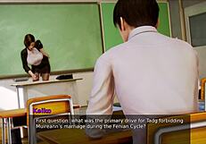 Academy 190 in anime hentai game style