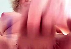 Mature Lady Fun During Work Break