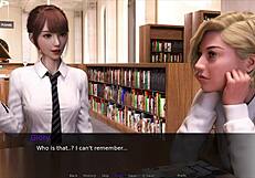 Skinny Blonde And Brunette Go Wild At Nudist School Beach