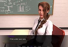 Skinny Blonde And Brunette Go Wild At Nudist School Beach