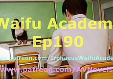 Academy 190 in anime hentai game style