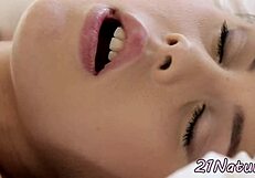 classy european babe gets drilled hard in bedroom by her eager boyfriend