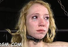 Curvaceous Blonde Honey Was Caught While She Was Masturbating