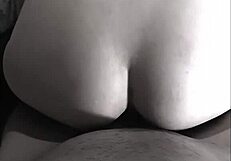 Russian chick bent over, getting multiple orgasms from monster cock quickie