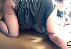 Hot stepdaughter at motel after wild party night. She’s ready for some fun action!