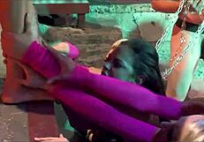 A group of kinky lesbians eat each other out and use dildos until they cum