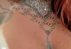 i'm a naughty redhead with big tits teasing my friend in this sensual video