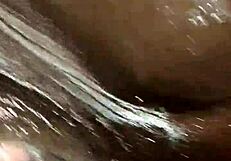 Ebony Babe with Big Clit Gets Fucked by Ex Pal