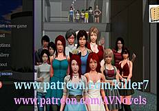 My new family 199 - A walkthrough of an erotic game