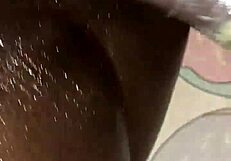 Ebony Babe with Big Clit Gets Fucked by Ex Pal