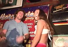 Spring break sorority babes strip and reveal their charms