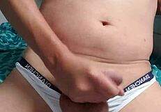 i'm watching this gay boy in his underwear