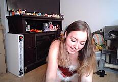 merry christmas, enjoy the big ass and yummy pussy show with sucking and riding