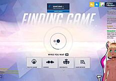 Vtuber lewdneko plays overwatch and gets spanked part 1