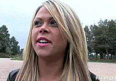 Cindy Veron is a European MILF who enjoys dogging and gets facials from older men