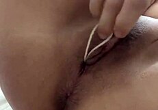 Chinese balls and vibrator stimulate vagina deeply