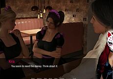 kate shows off legs in stockings outdoors