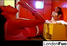 two asian babes london keyes and capri enjoy playing with candy in a nude setting