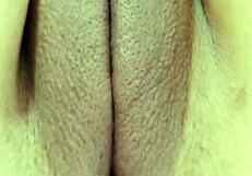 That teen's peachy shaved pussy is so sexy and inviting!