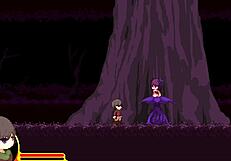 Monsters grope girls in anime game