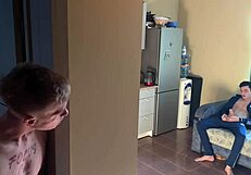 Twink Sits on Big Dick in BDSM Scene