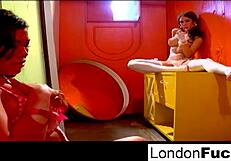 two asian babes london keyes and capri enjoy playing with candy in a nude setting