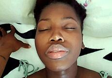 this babe's getting sloppy with her boyfriend's dick in a homemade video. jhodez1 captures it all.