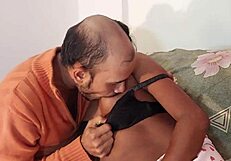 Beautiful neighbor Sumona and Manik Mia’s hot anal scene in a homemade video