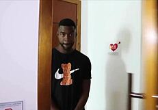 She says, Take my ass and fill me with your big black cock right here in the reception.