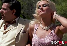 Mom Turns Cowboy in a Wild Outdoor Orgy Role-Play