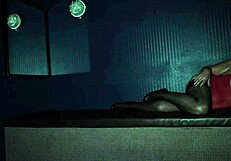 French Cougar Sucks Massive Black Cock Through Glory Hole in Wild Interracial Scene