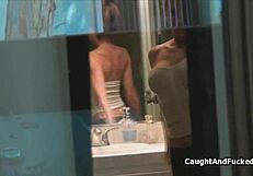 can you believe the big tit milf neighbor is sucking me off in pov?