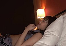 Slender beauty passionately attacks married man with lovey-dovey sex