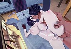 Komi San's adventures feature outdoor anal and assfucking in shops