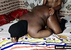 BBW Bent Over Moans, Don't Stop, I'm Cumming on This Big Black Cock!