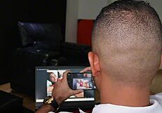 Jennifer Play and her roommate explore lesbian anal, licking, blowjobs, and assfucking in lingerie