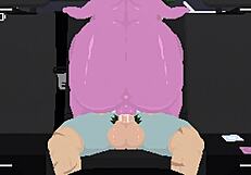 mina gets wild in car sex with shoestrang fun