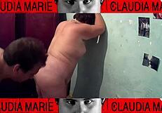 Fat Amateur Licks Ass and Pounds Wardrobe