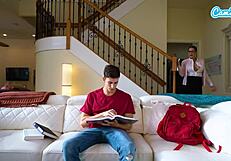 hey, milf gets stepson to bang her with huge cock