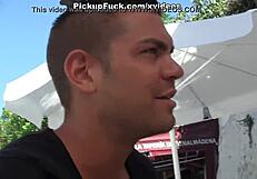 i picked up a girl at the cafe for wild action