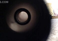 995 vacuuming in slippers without panties, showing big ass and retro blue films